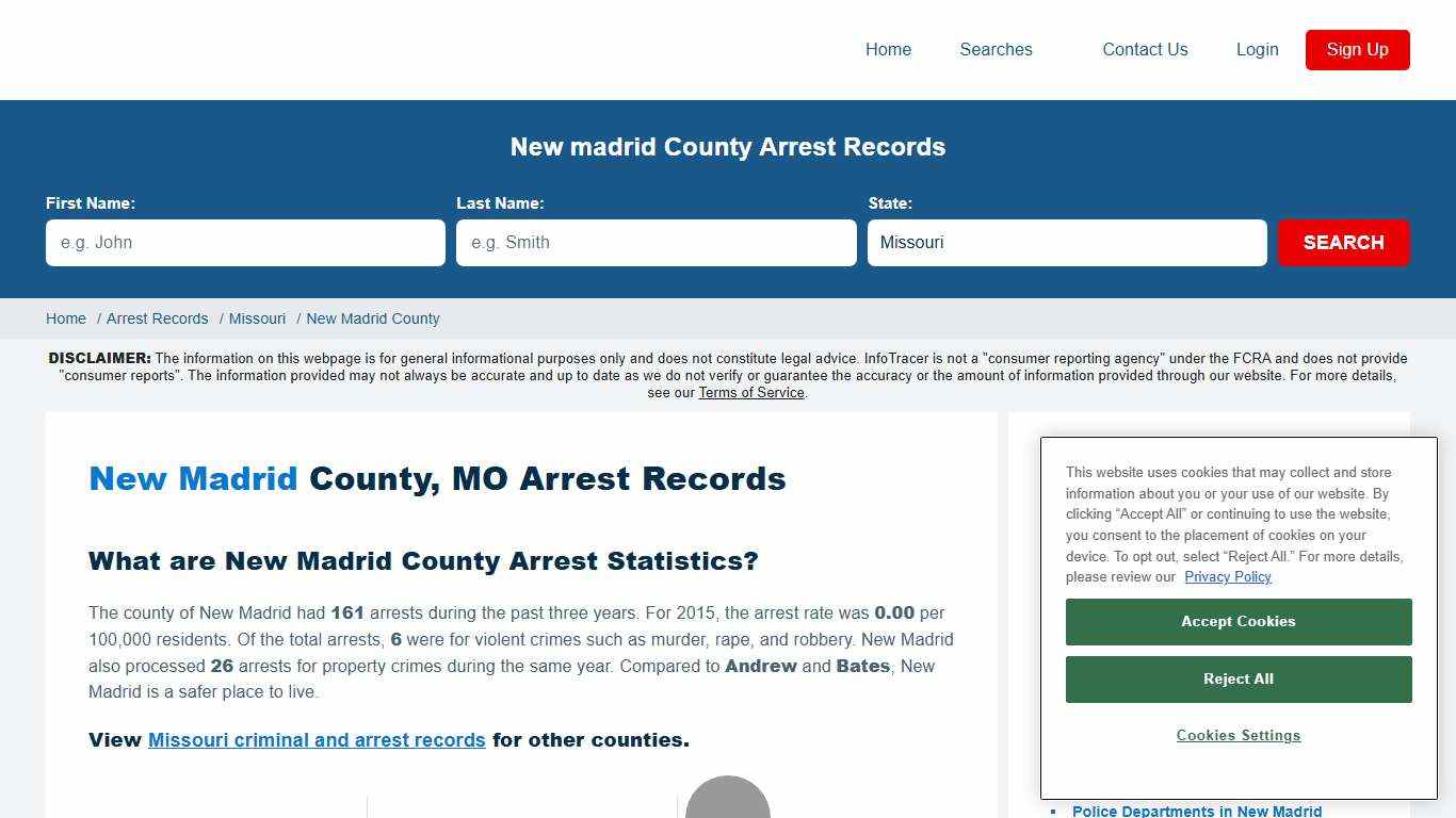 New Madrid County, MO Arrests & Jail Records